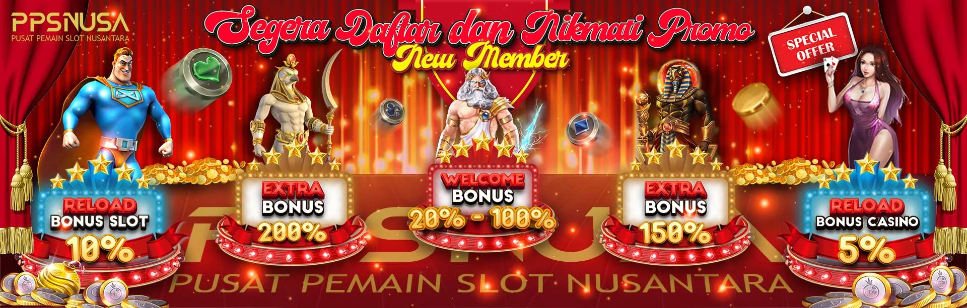 Bonus New Member 20%